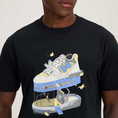 Camiseta New Balance Athletics Multi Color - Masculina - Foto 5
