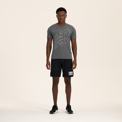 Camiseta New Balance Active Logo - Masculina - Foto 5