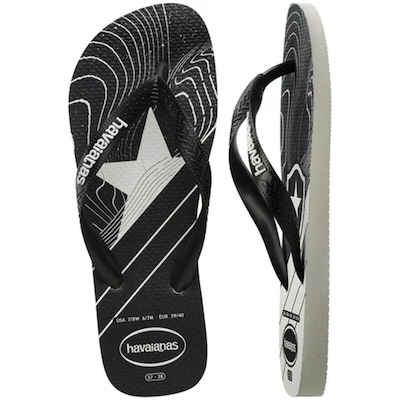 Chinelo Havaianas Top Times Botafogo Unissex - Foto 2