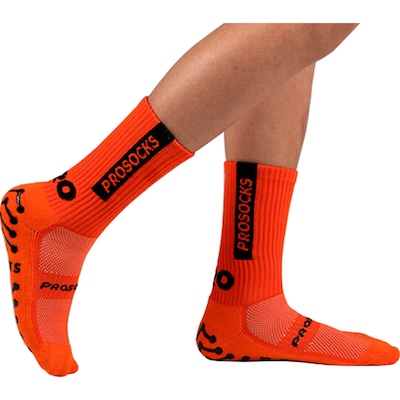 Meia Cano Alto ProSocks Esportiva Futebol UltraGrip Unissex - Foto 1