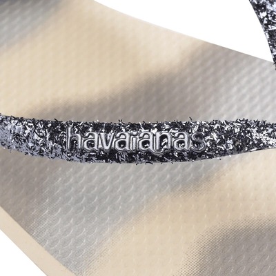 Chinelo Havaianas Slim Square Glitter Party Feminino - Foto 4