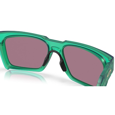 Óculos de Sol Unissex Oakley Enigma Ink Matte Translucent Viridian - Foto 6
