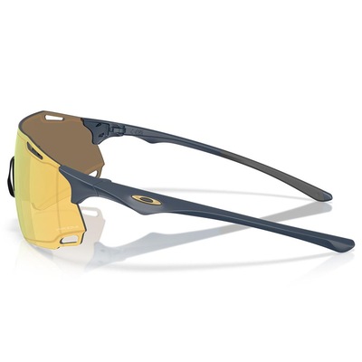 Óculos de Sol Unissex Oakley Cybr Dyno Matte Abyss Prizm 24k - Foto 2