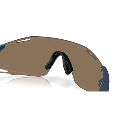 Óculos de Sol Unissex Oakley Cybr Dyno Matte Abyss Prizm 24k - Foto 6
