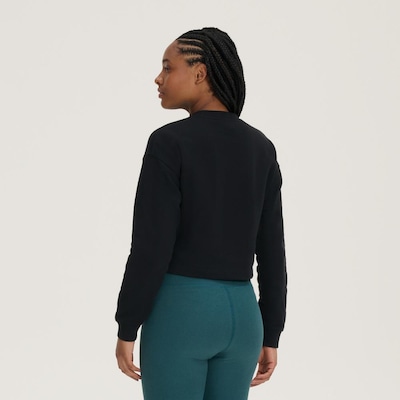 Blusão Cropped Feminino New Balance Athletics Small Logo - Foto 3