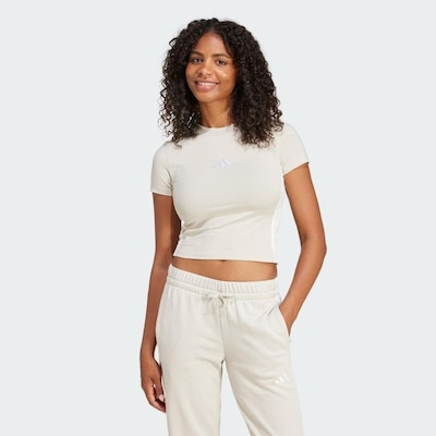 Blusa Cropped Feminina adidas 3 Listras - Foto 2