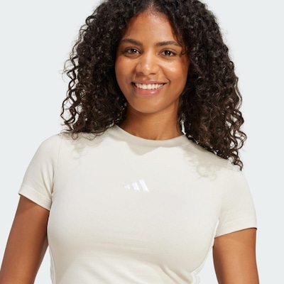 Blusa Cropped Feminina adidas 3 Listras - Foto 4