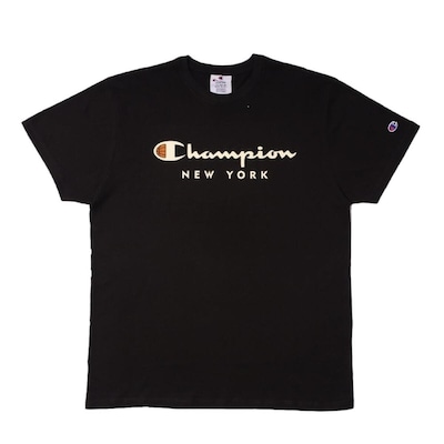 Camiseta Masculina Champion Script New York - Foto 1