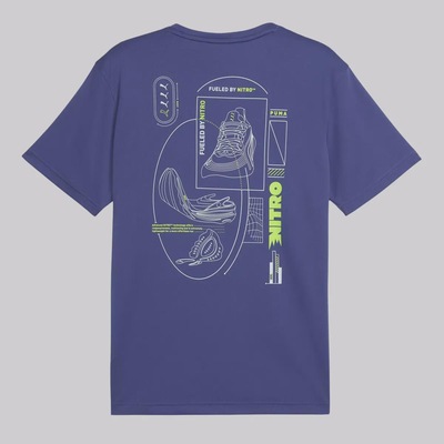Camiseta Puma Graphics Running Nitro Masculina - Foto 2
