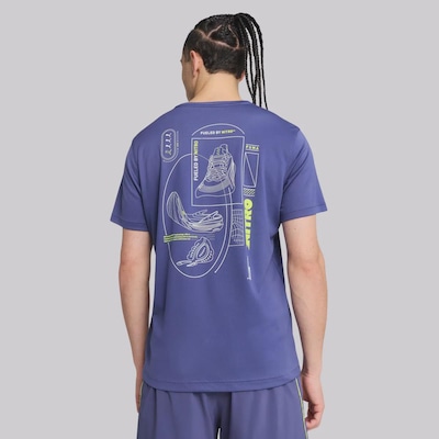 Camiseta Puma Graphics Running Nitro Masculina - Foto 4