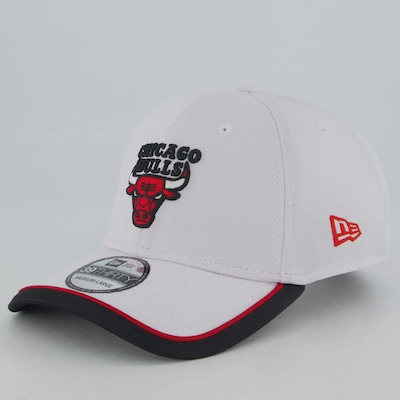Boné Adulto New Era NBA Chicago Bulls All Core 3930 Aba Curva - Foto 4