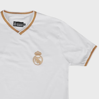 Camiseta Masculina Balboa Real Madrid Escudo - Foto 4