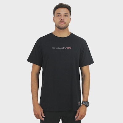 Camiseta Quiksilver Gradient Type New Wave Masculina - Foto 2