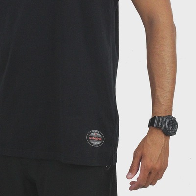 Camiseta Quiksilver Gradient Type New Wave Masculina - Foto 3
