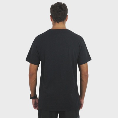 Camiseta Quiksilver Gradient Type New Wave Masculina - Foto 4
