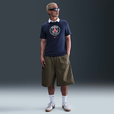 Camiseta Paris Saint-Germain Nike Crest Masculina - Foto 4