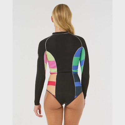 Short John Rip Curl G-Bomb 1.5MM Front Zip Multi Feminino - Foto 2