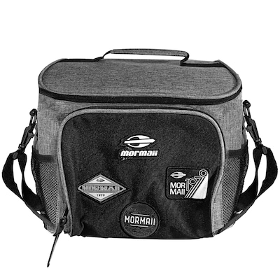 Bolsa Térmica Mormaii Cooler Urban Black Grey 10 Litros - Foto 1