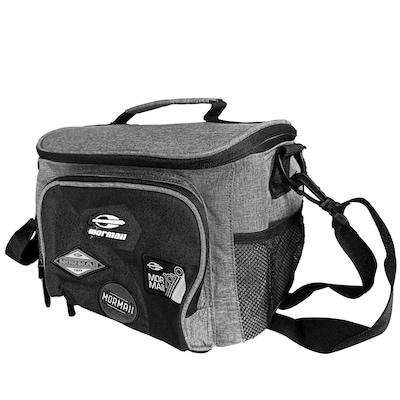 Bolsa Térmica Mormaii Cooler Urban Black Grey 10 Litros - Foto 2