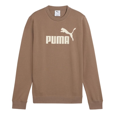 Blusão de Moletom Infantil Puma Ess Logo Crew - Foto 1