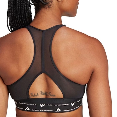 Top adidas Powereact Suporte Médio Feminino - Foto 6