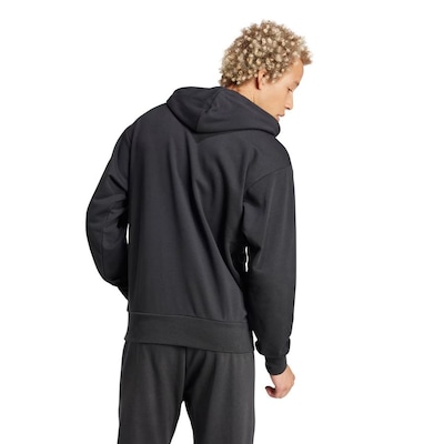 Blusão de Moletom Masculino adidas Big Logo Com Capuz - Foto 3