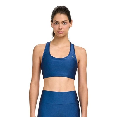 Top Alto Giro Eterno Shine Nadador Feminino - Foto 1