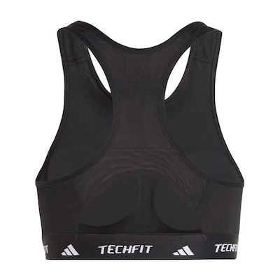 Top adidas Techfit Suporte Médio Feminino - Foto 2