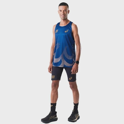 Camiseta Regata Asics Golden Run Masculina - Foto 6