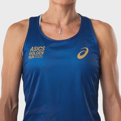 Camiseta Regata Asics Golden Run Feminina - Foto 4