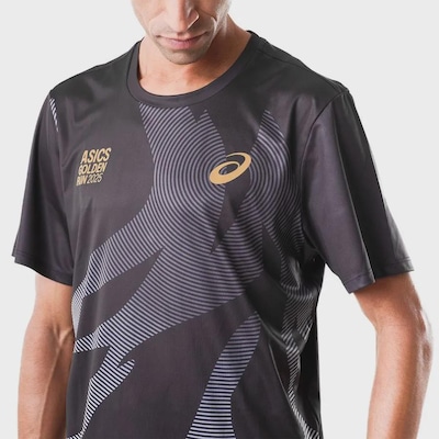 Camiseta Asics Golden Run Masculina - Foto 4