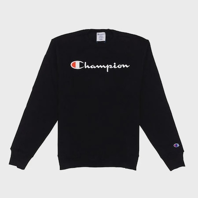 Blusão de Moletom Masculina Champion Logo Bordado Tecido Grosso - Foto 1