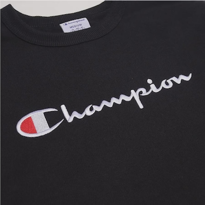 Blusão de Moletom Masculina Champion Logo Bordado Tecido Grosso - Foto 5