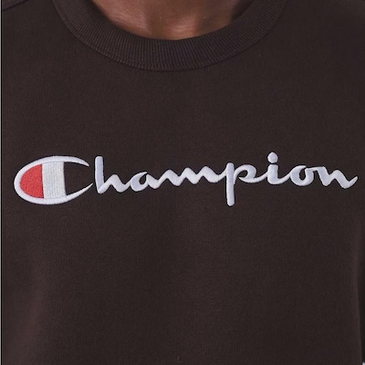 Blusão de Moletom Masculina Champion Logo Bordado Tecido Grosso - Foto 4