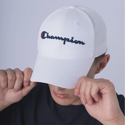Boné Adulto Champion Script Snapback - Foto 2