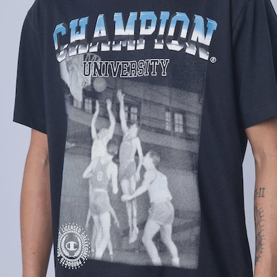 Camiseta Masculina Champion Basket University - Foto 4