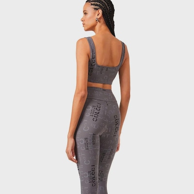 Conjunto Feminino Colcci Top E Calça Legging Jacquard - Foto 4
