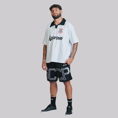Bermuda do Corinthians Approve Collab Masculina - Foto 5