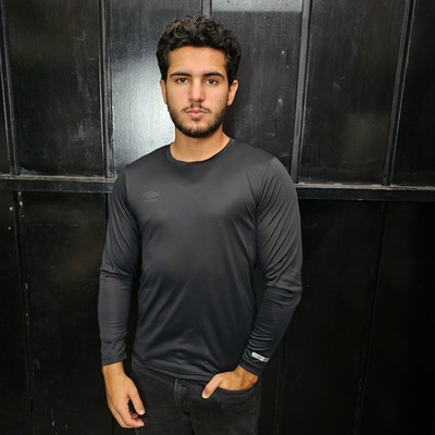 Camisa Masculina Umbro Manga Longa Basic UV - Foto 2