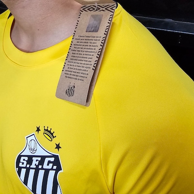 Camisa do Santos Masculina Umbro 2025 Treino - Foto 3