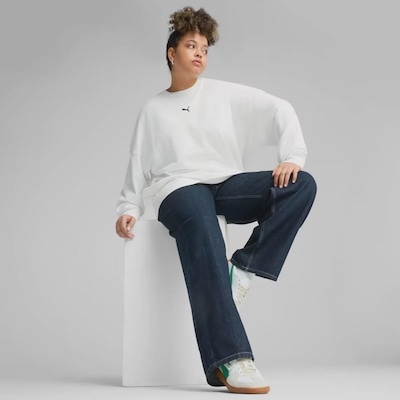 Blusão de Moletom Feminino Puma ESS Oversized - Foto 4
