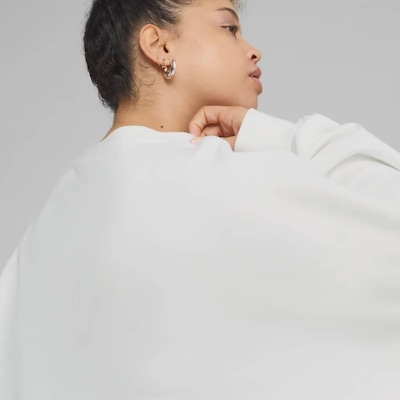 Blusão de Moletom Feminino Puma ESS Oversized - Foto 5