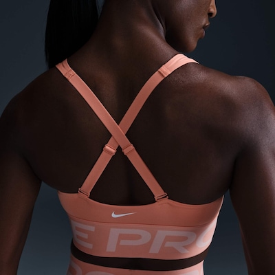 Top Nike Pro Indy Plunge Feminino - Foto 6