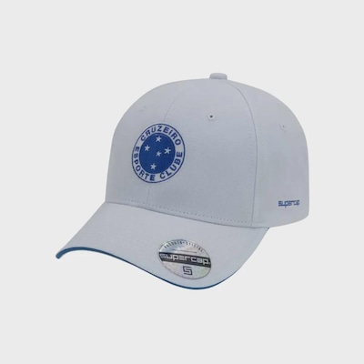 Boné Adulto SuperCap Cruzeiro Bordado Frontal - Foto 2