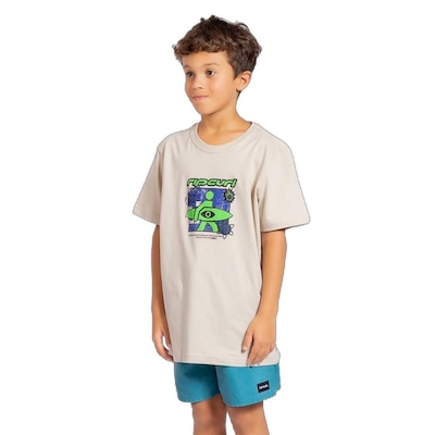 Camiseta Infantil Rip Curl Archive Mainframe - Foto 2