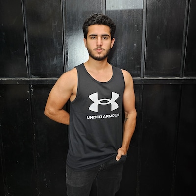 Camiseta Regata Masculina Under Armour Regata Basic Sportstyle - Foto 3