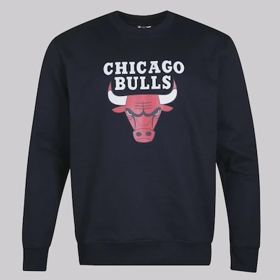 Blusão de Moletom Masculino New Era NBA Chicago Bulls Core - Foto 1