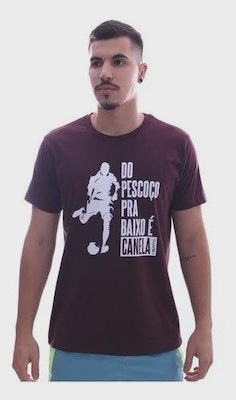 Camiseta Masculina Heatd Do Pescoço Pra Baixo é Canela - Foto 4
