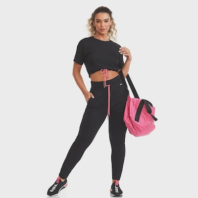 Blusa Cropped Feminina Caju Brasil Comfort Moletom - Foto 3