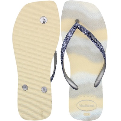 Chinelo Havaianas Slim Square Glitter Party Feminino - Foto 2